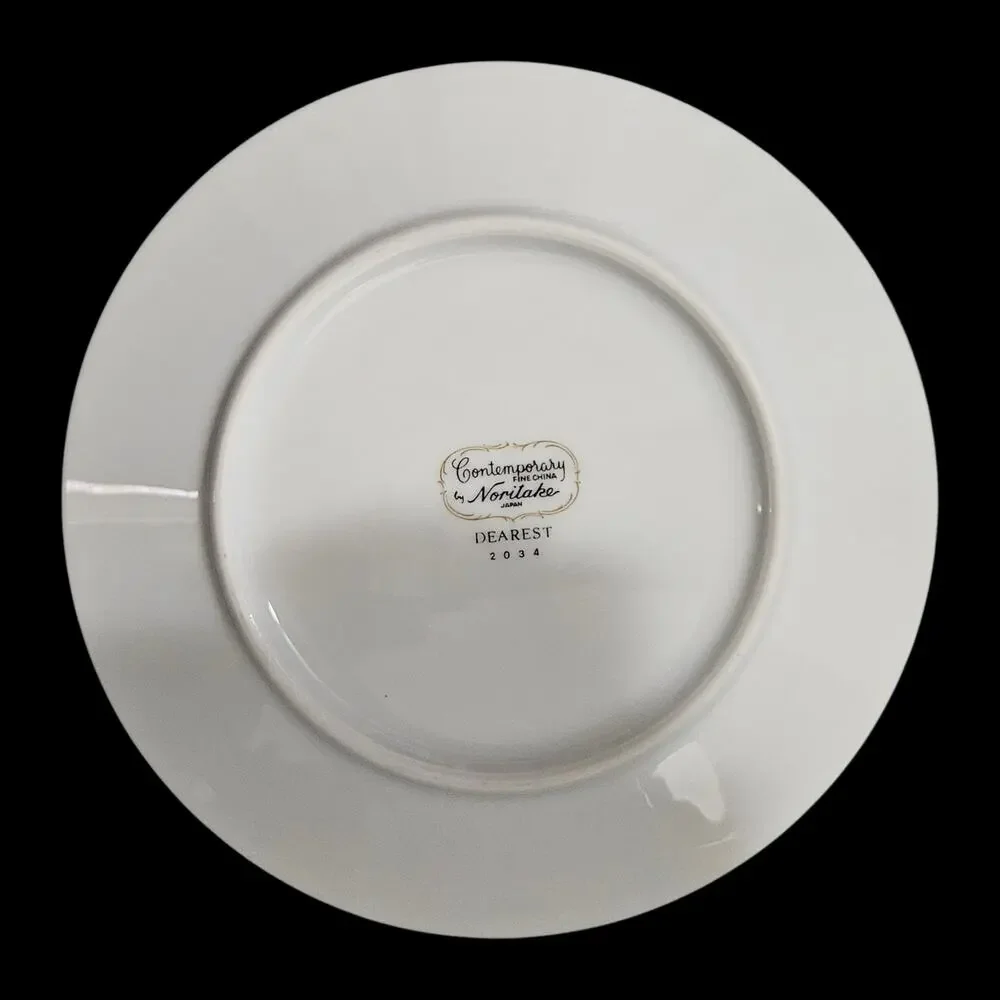 Noritake Dearest 2034 Set of 2 Bread Plates 6.5
